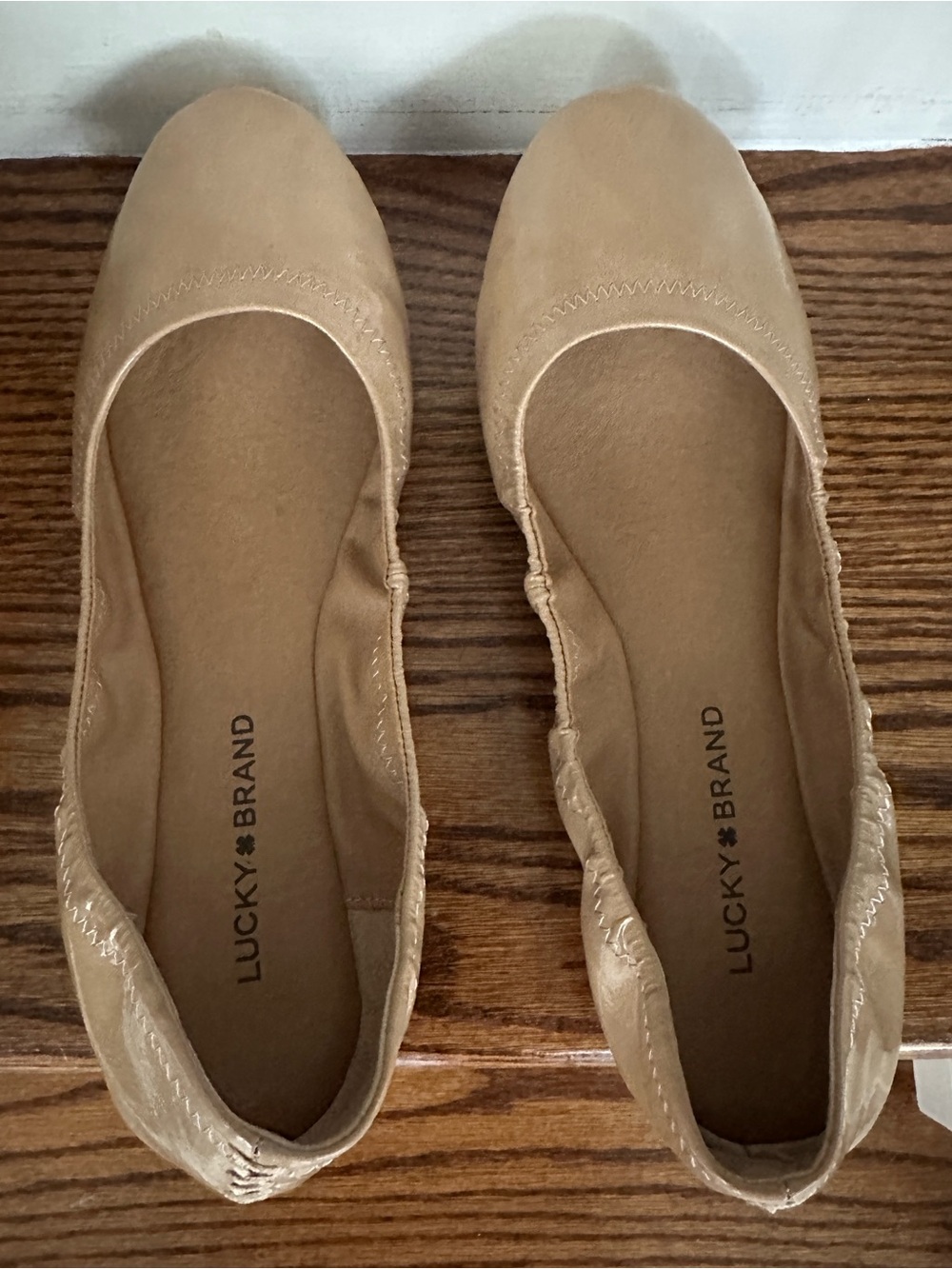 Lucky Brand Women's Neutral Tan Ballet Flats